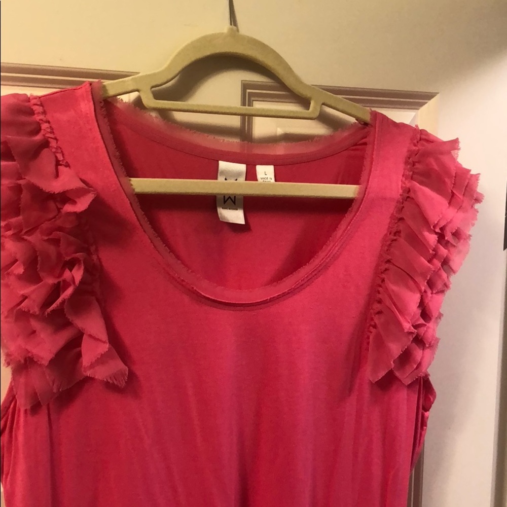 Marc Bouwer for QVC embellished shoulder tank.